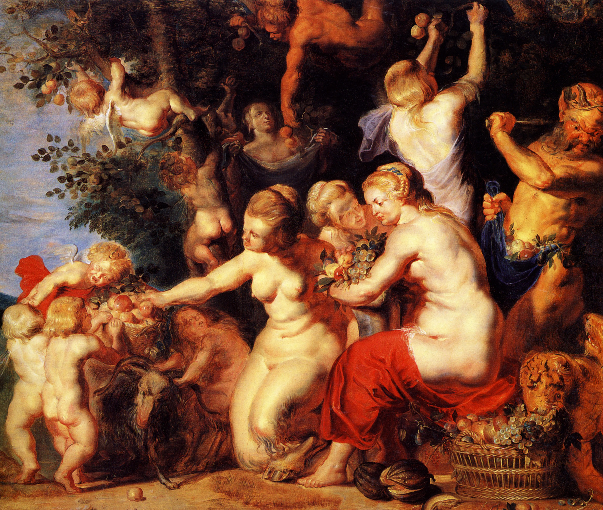 Nymphs and Satyrs: An Allegory of Fruitfulness